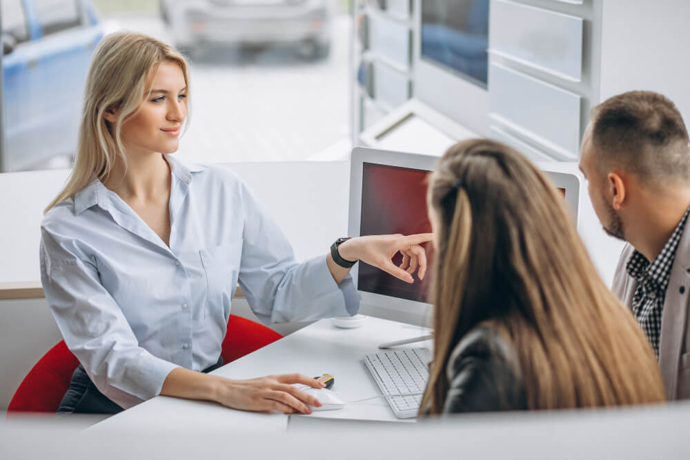 Customer opening a certificate of deposit at a bank